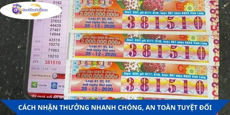 Lưu ý quan trọng cần nhớ trong cách nhận thưởng khi trúng số