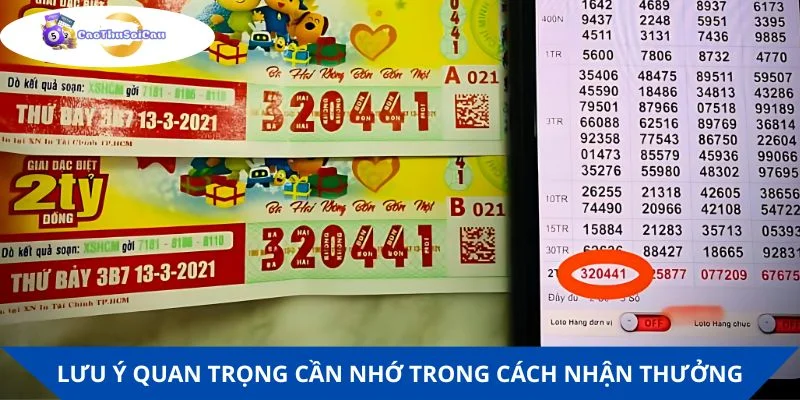Cách nhận thưởng khi trúng số nhanh chóng, an toàn tuyệt đối